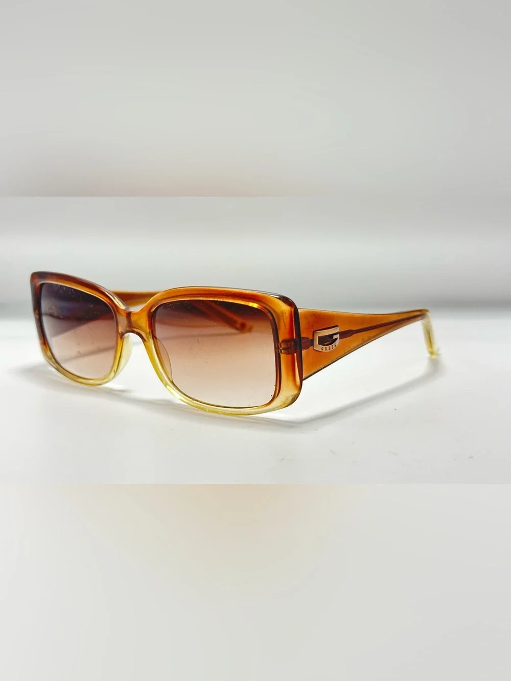 Guess GU6210 Brown Oval Sunglasses Frames Only